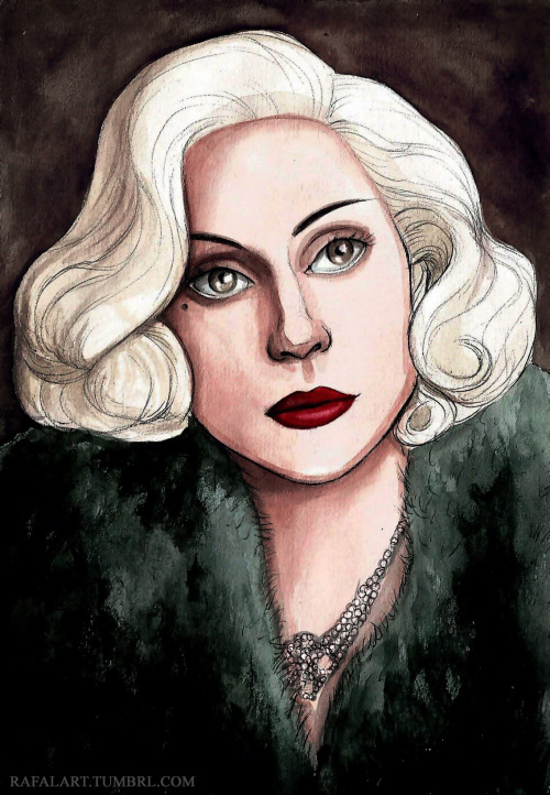 XXX rafalart:  Lady Gaga AHS ,,Room 33’‘ photo