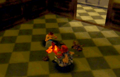 n64thstreet:  Ruminating on roasted Ruffian remains in Sin & Punishment, by Treasure. 