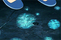 studio-ghibli-gifs:  Pazu: It was just a hunk of rock a while ago… Uncle Pom: The answer lies inside these rocks. All the rocks around here contain a bit of Aetherium. Mankind once knew how to mine Aetherium but no longer.   D: