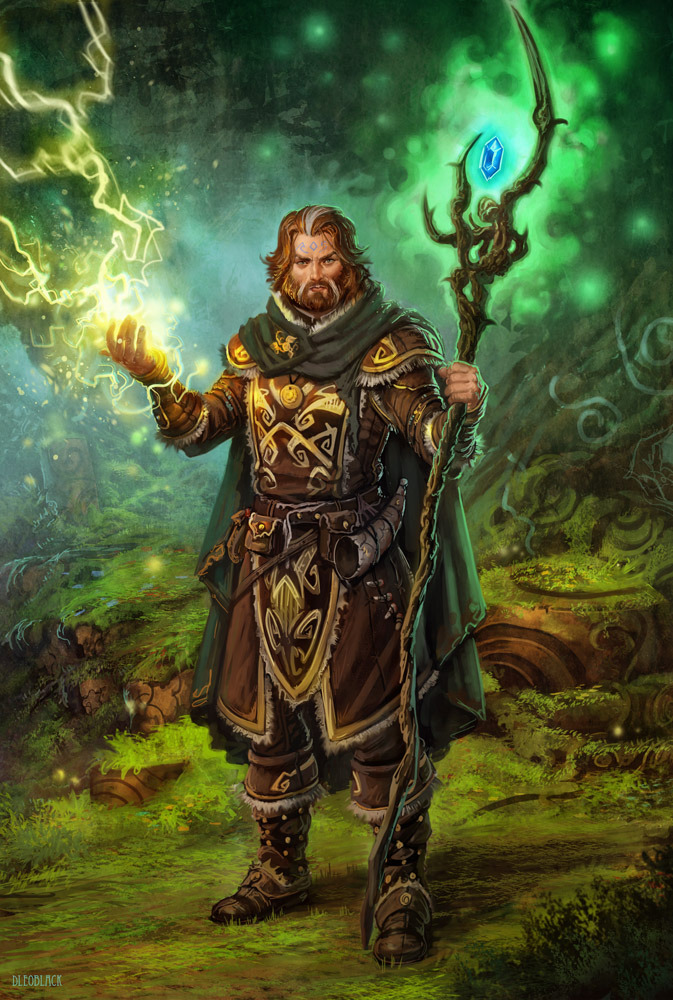 artwallawesome:  Druid by *dleoblack 