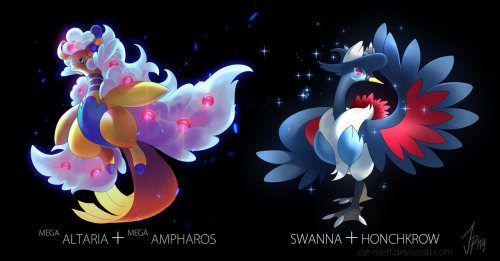 XXX alternative-pokemon-art:  blumyhue:Pokefusions photo