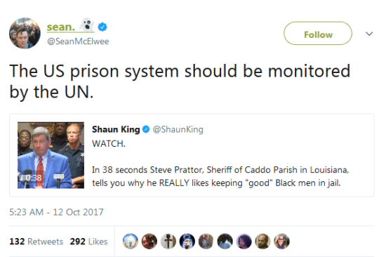deadfoxforcutie:  love-lust-kush:  cartnsncreal:   This is sickening    That’s some sick shit, i stared into the faces of hose black men standing behind him like how tf are y’all listening to this with a straight face   when is the UN going to condemn