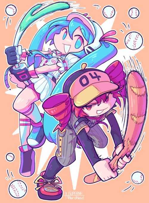 Baseball Miku And Teto I Designed Back In January!