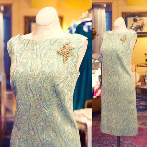 New Arrival: 1970s Brocade Dress! bit.ly/1rNHdI1