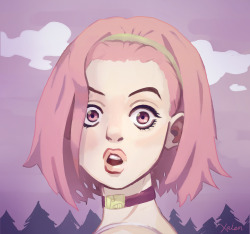 xaienarts:  screencap redraw cause reimi was so pretty in the anime!! i loved her color palette so much 