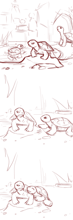 maddcactus-art: It’s headcanon time!So, this is how I think Raph got the cracks on his shell a