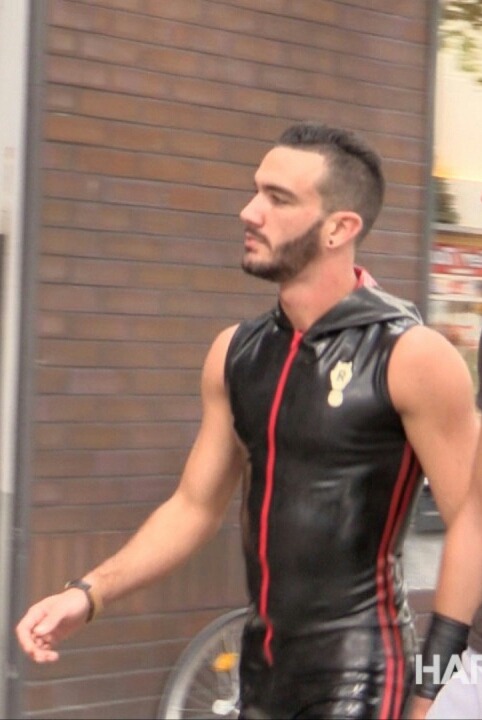 Sweaty intense real MEN