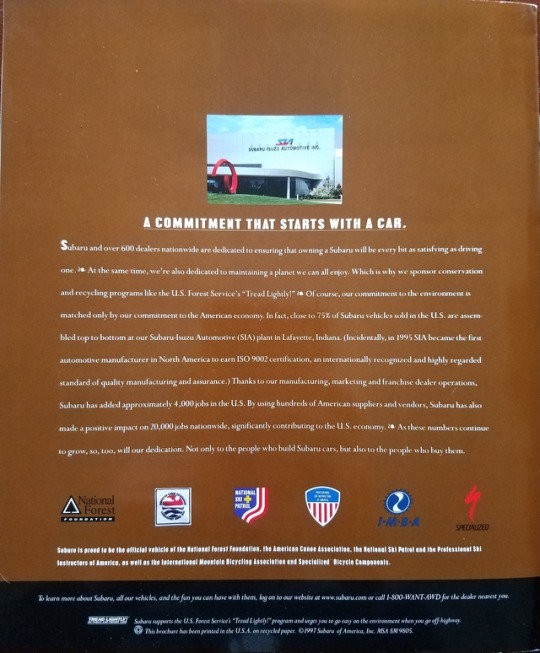 dielukedie-subaru: Front Back Page 1 Page 2 This brochure has Subaru’s 1998 line up. (More pages to come.) 