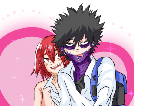 bokichanart:  Doujinishi (Cover)for (fem) kirishima x Dabi. I know this is a really odd pairing, but I think it’s a pretty funny one.Anyways after seeing the recent chapter it really got me fired up!!!!This doujin will also be apart of the Daycare au.Just