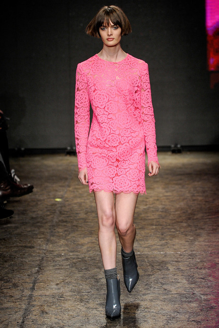 tough girl sam rollinson in pink florals 
