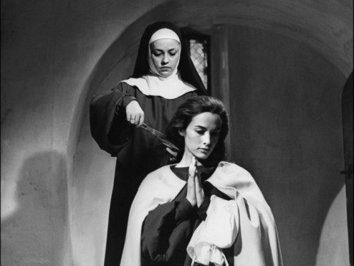 Jeanne Moreau in Le dialogue des Carmélites, 1960