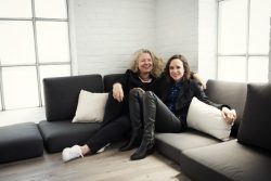 fuckyeahwomenfilmdirectors:Director Patricia Rozema and actress Ellen Page.