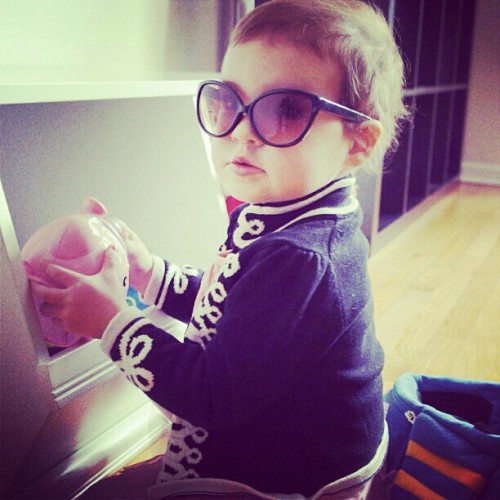 fashionforlilones:  Just so cute!!! Look at that sunnies and that navy blue and white that this kid 