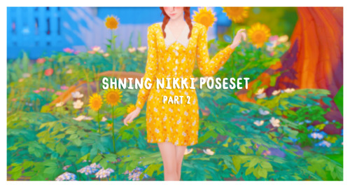 simwink: SHINING NIKKI POSESET - PART 2 Here comes another poseset from Shinning Nikki,enjoy♥