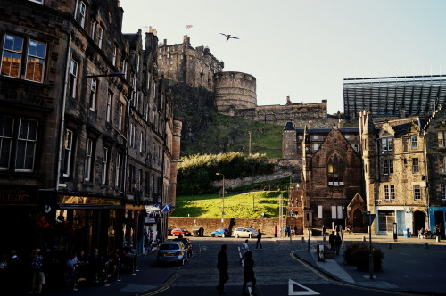 The colourful and exciting streets of Edinburgh