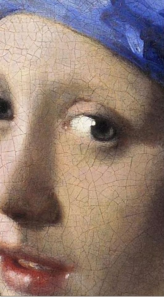 Johannes Vermeer,  Girl with a Pearl Earring, Detail #johanes vermeer#art#arte#dipinto#pittura#art detail#dipinto dettaglio#eyes#occhi#art paint#paint art #art paint detail  #paint art detail #dettaglio quadro
