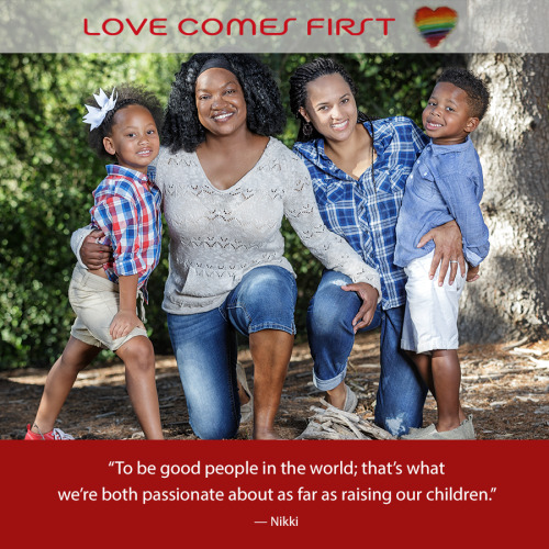 Nikki and Tess and their kids are one of the many amazing families you’ll meet in our new LOVE