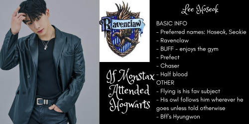 If Monsta X Attended Hogwarts
