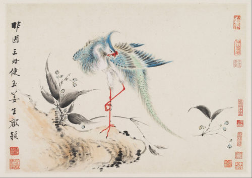 Birds and Flowers, Hua Yan, 1747