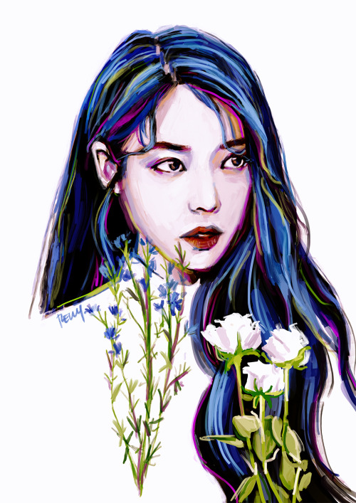 IU - Illustration by Relly Coquia