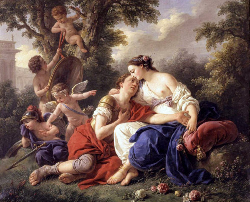 Louis-Jean-Francois Lagrenee Rinaldo and Armida 1766
