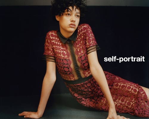 ourhellophoenix:  SELF-PORTRAIT FALL WINTER 2015.16 CAMPAIGN  Photographer: Lea Colombo  Art Direction: Alexandra Carl Casting: Ben Grimes Model: Damaris Goddrie 