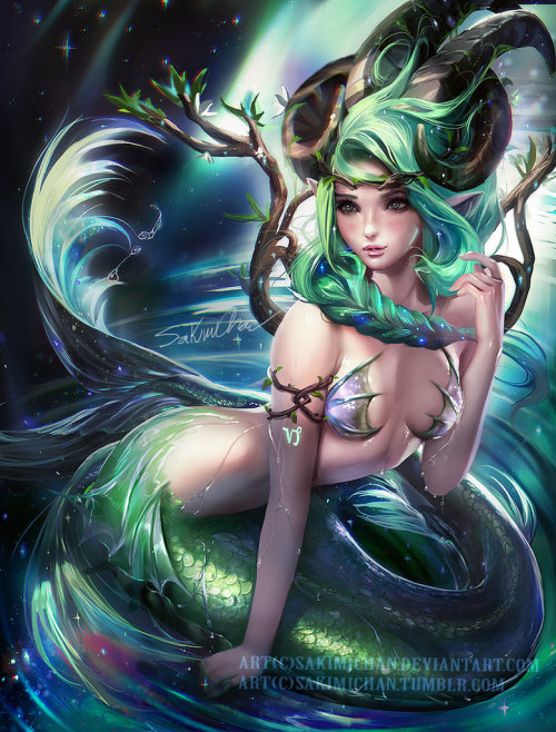 sakimichan: archive of all 12 horoscope I’ve painted over the year :3 I’ve also created a desk calendar of them :) Available >http://sakimichanart.storenvy.com/…/18687967-horoscope-desk…   