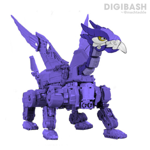 Digibash: Earthrise Giant Purple GriffinGet in losers, we’re going to lose to the Autobots again.