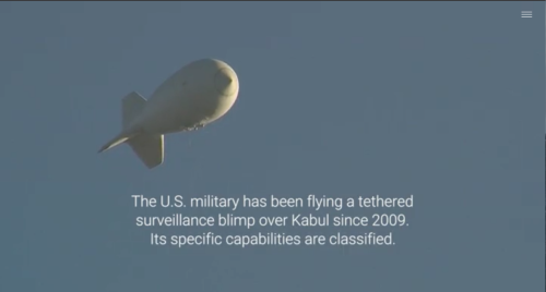 paywastoon:In Kirsten Johnson’s The Above a U.S. military surveillance balloon floats on a tether hi