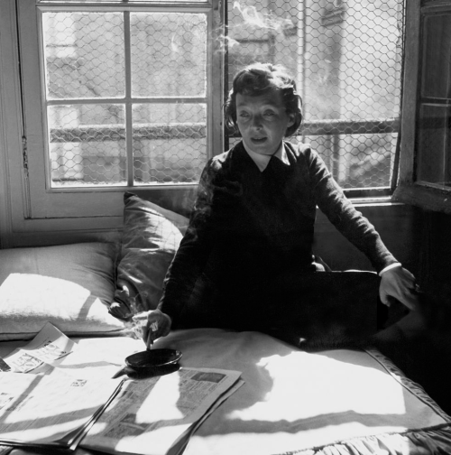 Marguerite Duras in 1955 by Robert Doisneau.