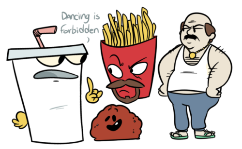 Been watching too much of Aqua Teen Hunger Force. I’m not sure how i feel about it
