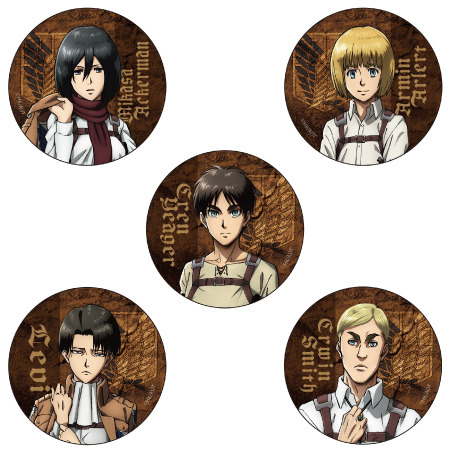 snkmerchandise: News: SnK x The Character Shop Limited Items (2017) Original Release