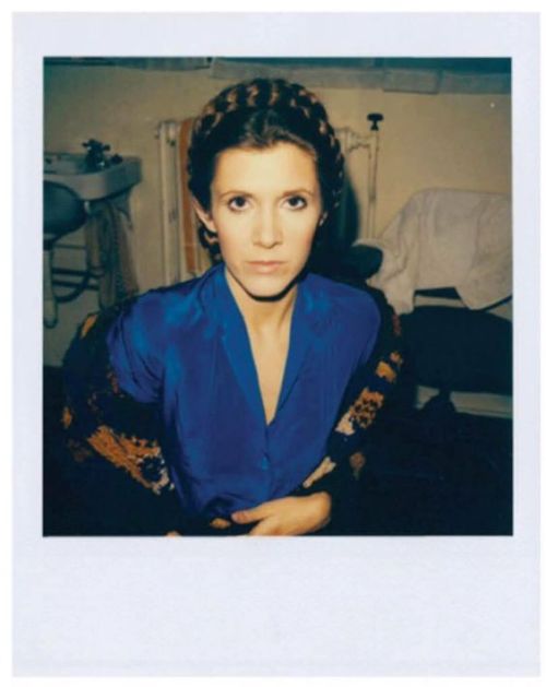 theorganasolo:Polaroids of Carrie Fisher’s hair test for Return of the Jedi 