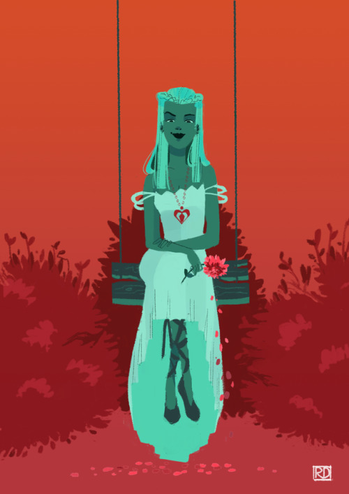 i did this piece a while ago for the @lawfulevilzine! i dont think i ever posted it. make sure to ch