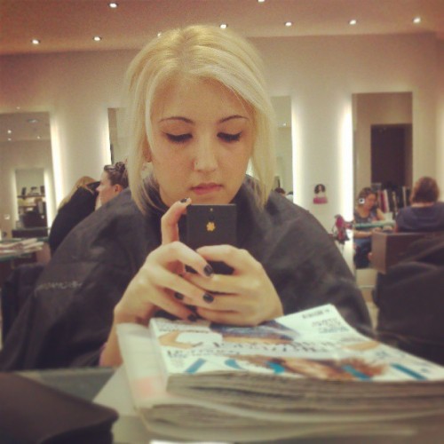 #blonde attempt no. 3 D: cant even tell what’s up with it in the pic? #me #salon