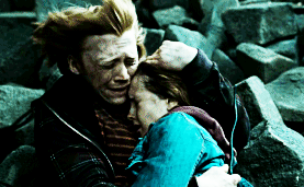 dreamerandcrazy:all my ships: ron & hermione (harry potter).“there was a clatter as the basilisk
