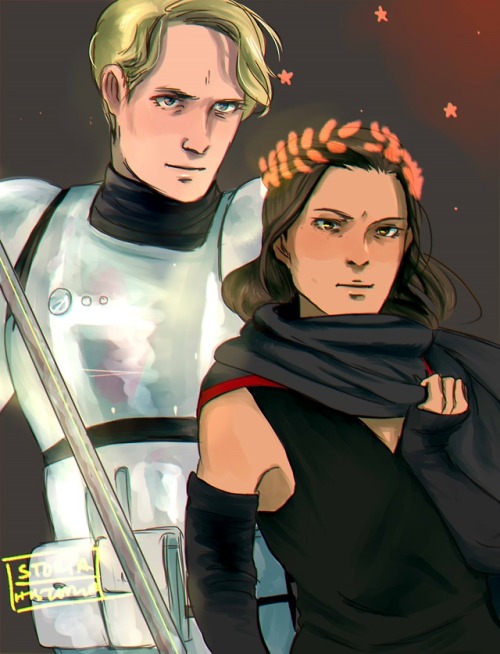 storia-historia:Wow I can’t believe Phasma survives and finally meet Rey and rule the galaxy.