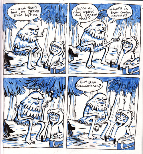 A comic about a mysterious woodland creature.