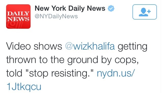 cleophatracominatya:  krxs10:  Wiz Khalifa Violently Arrested For Legally Riding