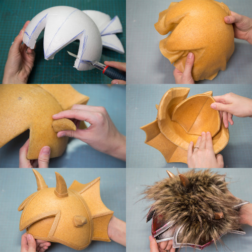 Cosplay tutorial book #5 “Advanced Armor Making - Helmets and Pauldrons” is out! Get it 