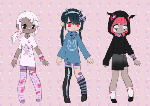 I´m selling some adoptables to gather money to visit my gf! ✧･ﾟ: *✧･ﾟ:* It´s a crosspost from devian