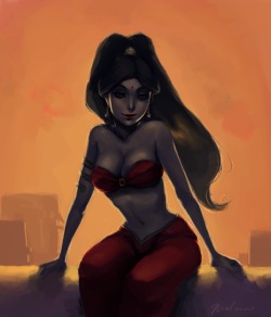 princessesfanarts: Jasmine by malome  <3