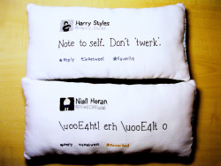 mediocrechick:  I’m trying to promote my Etsy store so it’s time for a giveaway. ONE lucky winner will receive those two pillows - they are hand-sewn and hand-made by me. Just follow the rules and I will announce a winner next Monday (October 7).