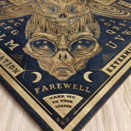 skush-uk:Paul Jackson | Intergalactic Ouija Board Only 20 made 11 left. Buy yours here I just orde