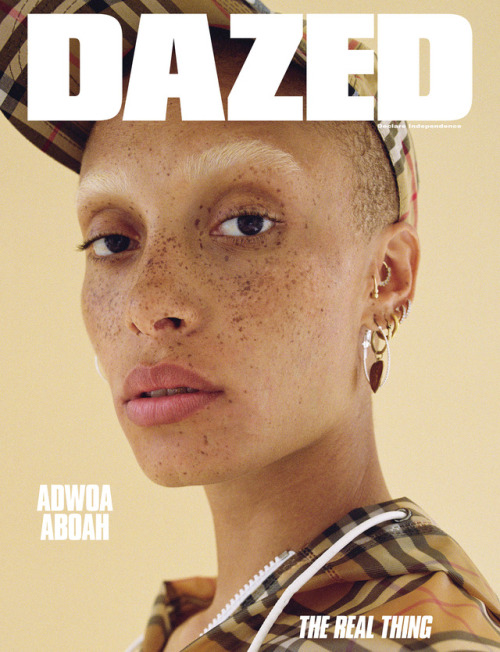 Adwoa Aboah stars on the cover of the autumn/winter issue of...