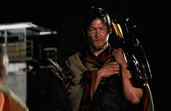 jonginssoo:  Daryl Dixon meme: three personal items [2/3] ↳ the poncho 