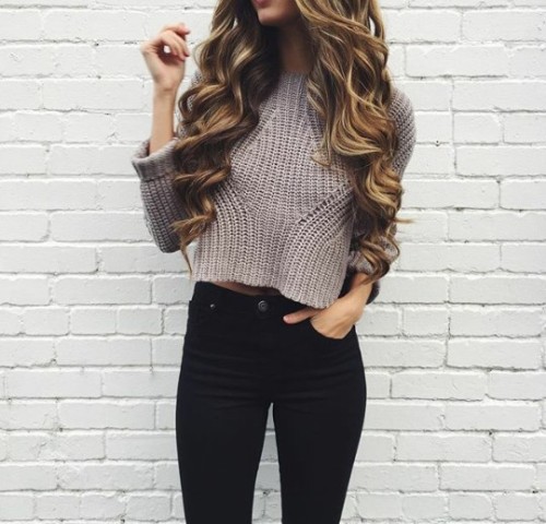 fashionsensexoxo: Sweater - HERE Jeans - HERE