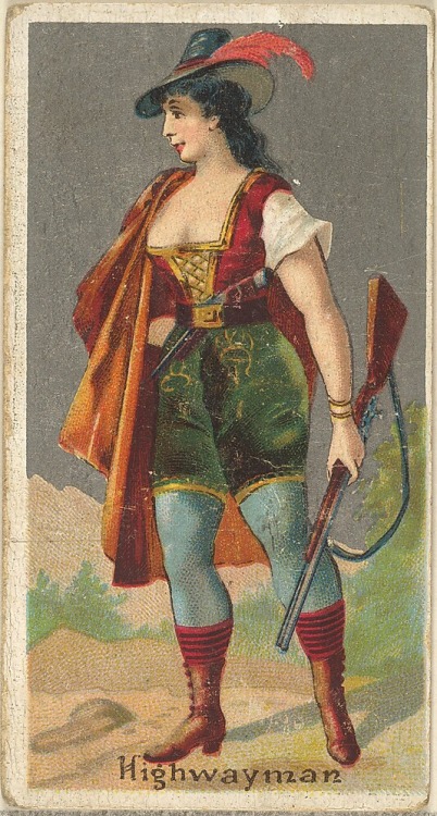 myimaginarybrooklyn: Cigarette cards depicting possible professions for women, circa the 1880s.