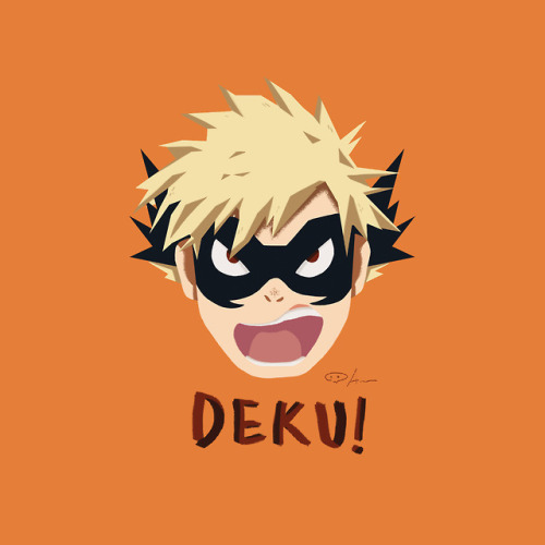 Cuidado com Otaku! Triozinho de fanarts de My hero academia, todas design para adesivos.  *Please do