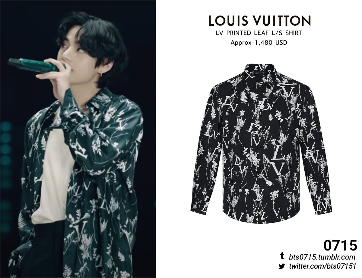 bts v wearing louis vuitton